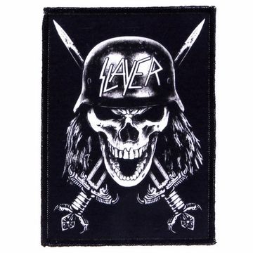 Нашивка Slayer череп в каске (345)