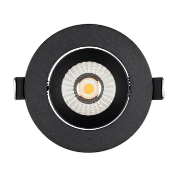 Влагозащищенный встраиваемый поворотный светильник LED 10W 4000K 044620 чёрный Atoll Arlight
