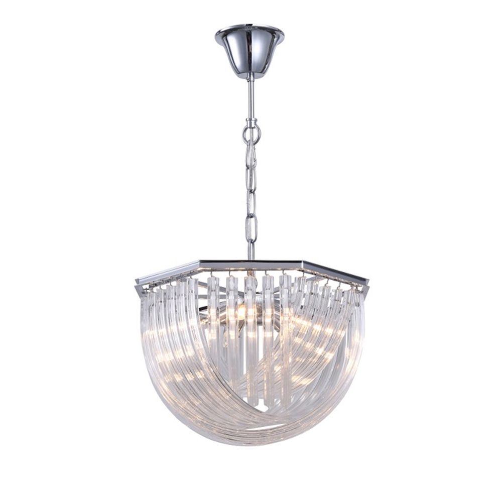 Люстра Murano 5 chrome