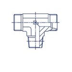 Штуцер FTC DL08 NPT 1/4 (корпус)