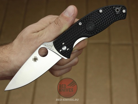 Нож Spyderco Tenacious LTW - черн. рук., белый клинок RK-415