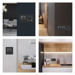 Розетка ЭРА Серия 12 12-3114-12 HDMI IP20 графит | Эра 12