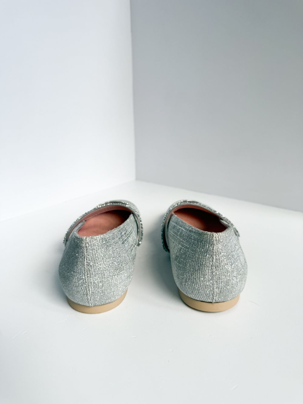 Серебристые туфли-балетки Pretty Ballerinas, 34