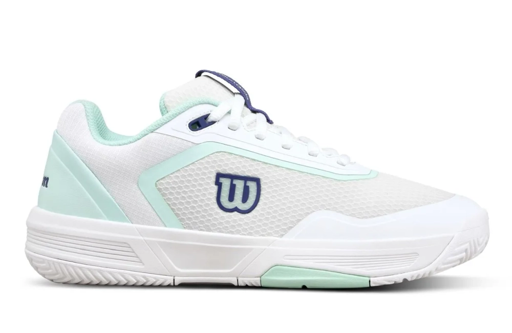 Женские теннисные кроссовки Wilson Court Glide - white/bay/skipper blue