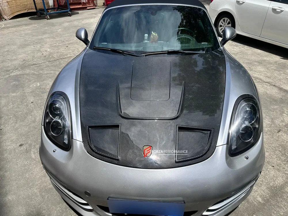 Карбоновый капот для Porsche 718 981/982 Cayman/Boxster 2012+ Порше