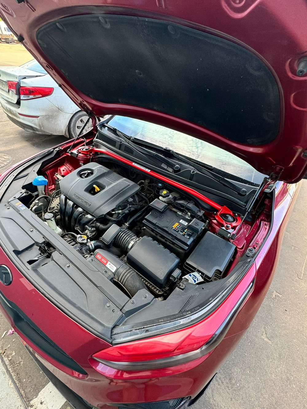 Распорка передних стоек Kia Cerato 4, Forte 3, K3 BD (ПОД ЗАКАЗ)
