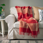 Плед IKEA MYRULL (МИРУЛЛ), Красный, 130х170 см