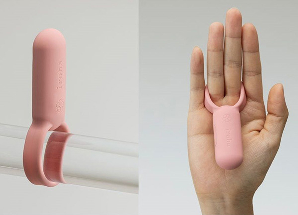 Коралловое эрекционное кольцо Iroha SVR Coral Pink TSV-009