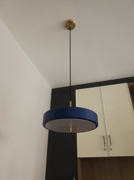 Pendant design lamp Revolve by Bert Frank (Blue)