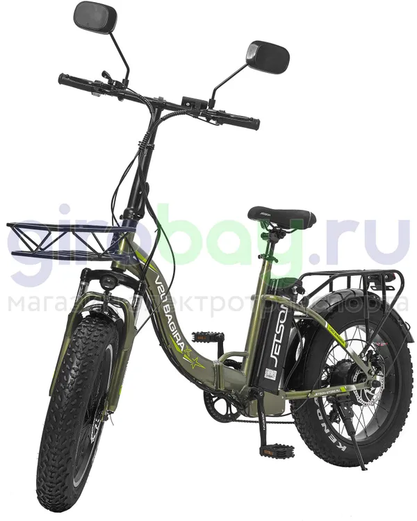 Электровелосипед Jetson V20 BAGIRA (48v/13Ah) - Хаки фото №6