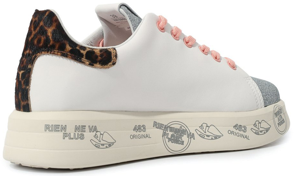 Premiata Belle Белые с серым