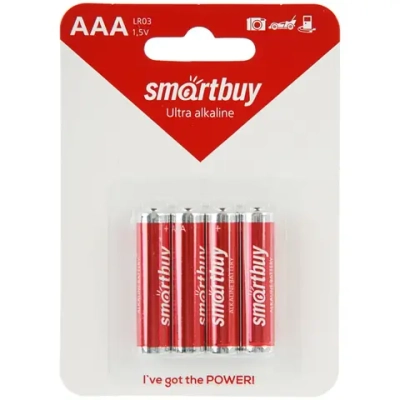 Батарейка LR 3 SmartBuy 4xBL (48/480)#