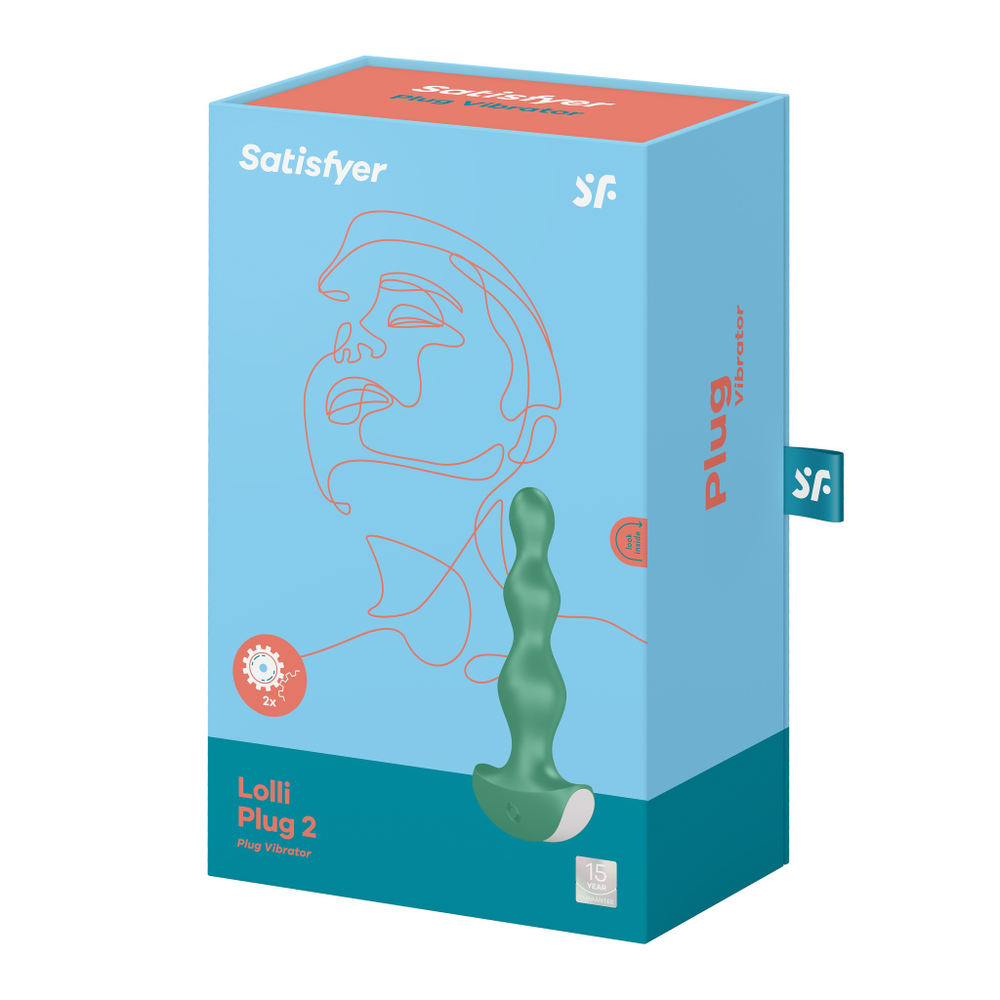 Анальный плаг с вибрацией Satisfyer Lolli-Plug 2 Green