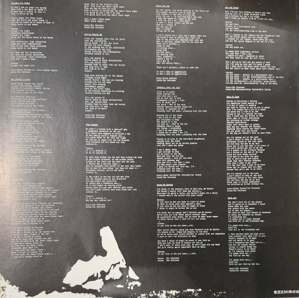 Виниловая пластинка Tom Robinson Band ‎– TRB Two LP