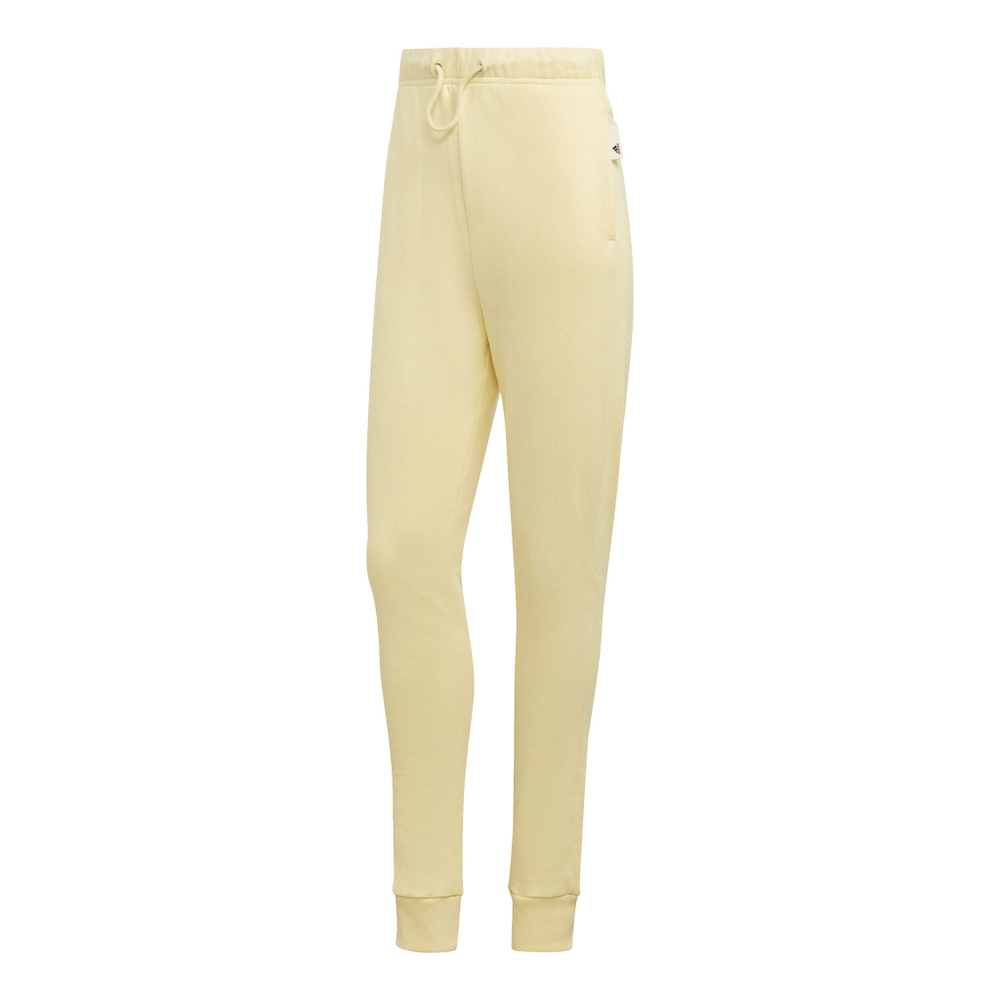 Женские теннисные брюки adidas Studio Lounge High Waist Training Pants Women - Yellow