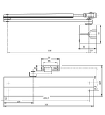 Дверной доводчик ABLOY DC340