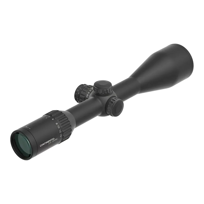 Прицел Vector Optics Continental x6 Fiber 2.5-15x56, SF, G4 Fiber - вид сзади в три четверти со стороны окуляра