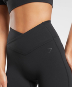 Леггинсы GYMSHARK Crossover Leggings Black
