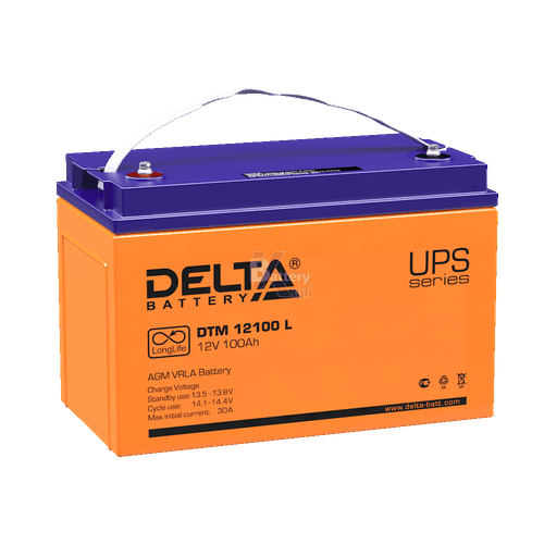 Аккумулятор Delta DTM 12100 L (AGM)