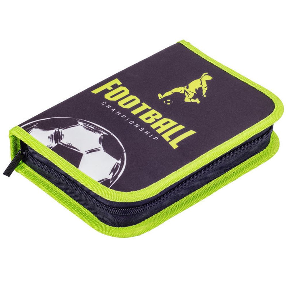 Пенал 1 отделение 200*140*40 Berlingo Football, полиэстер