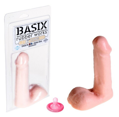 Фаллос-реалистик BASIX 6''Dong (Цвет: телесный)