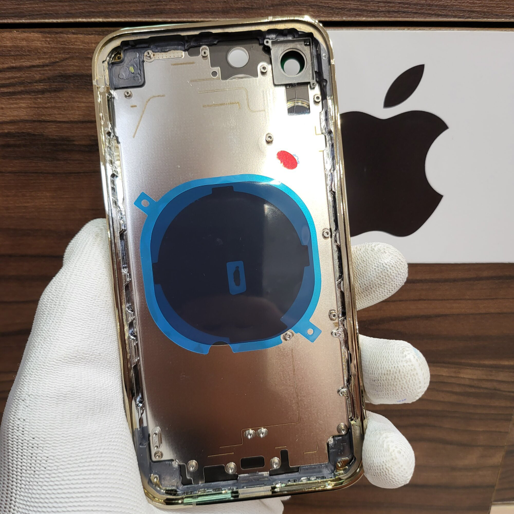 Корпус для iPhone XR в стиле iPhone 14Pro (цвет: Gold - золотой)