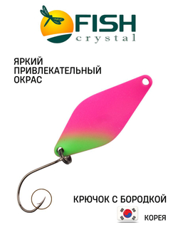 Блесна Fish Crystal DUNA 30 мм 2.5 г на форель цвет 112
