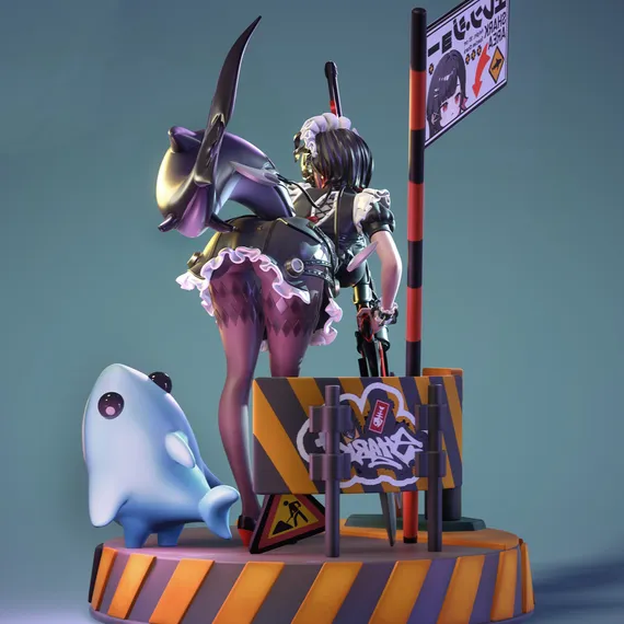 Ellen Joe with Swimsuit ver. - Zenless Zone Zero