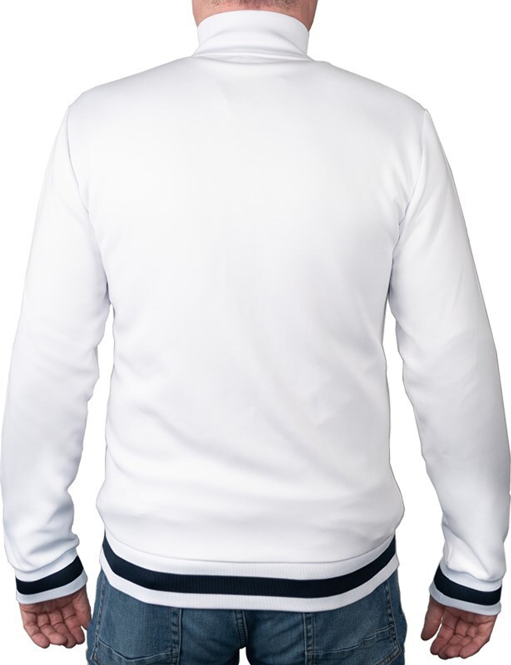 Мужская теннисная кофта EA7 Man Jersey Sweatshirt - белый
