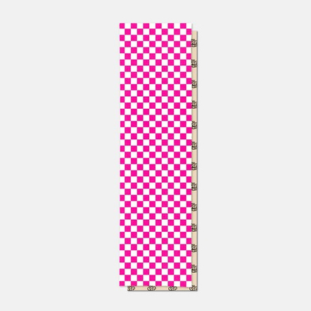 Шкурка для скейтборда Dip Grip CHECK PINK