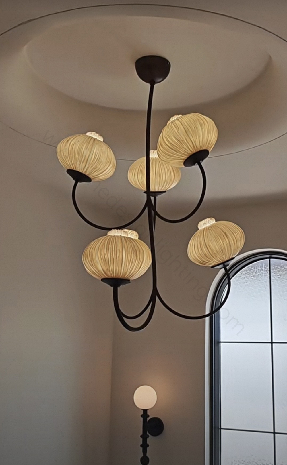 Chandelier design lamp Palms by Aqua Creations Studio