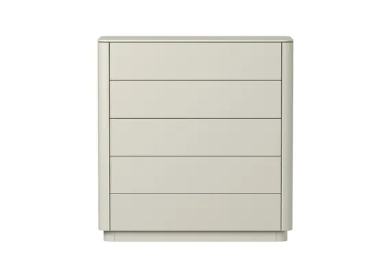 Комод Tammi 5 ящиков ширина 100 см (молочный)