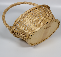Корзинка овальная подарочная, арт. NO270, 27х19х11 см, высота с ручкой 26 см