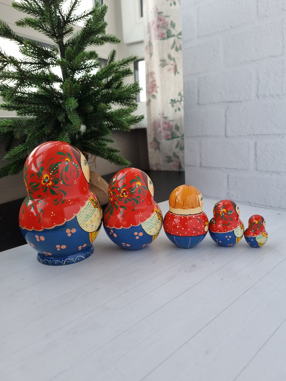 Матрёшка "с курочкой" пузатая 5мест