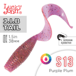Твистер Lucky John J.I.B. TAIL 1.5" (38 мм), 15шт/уп