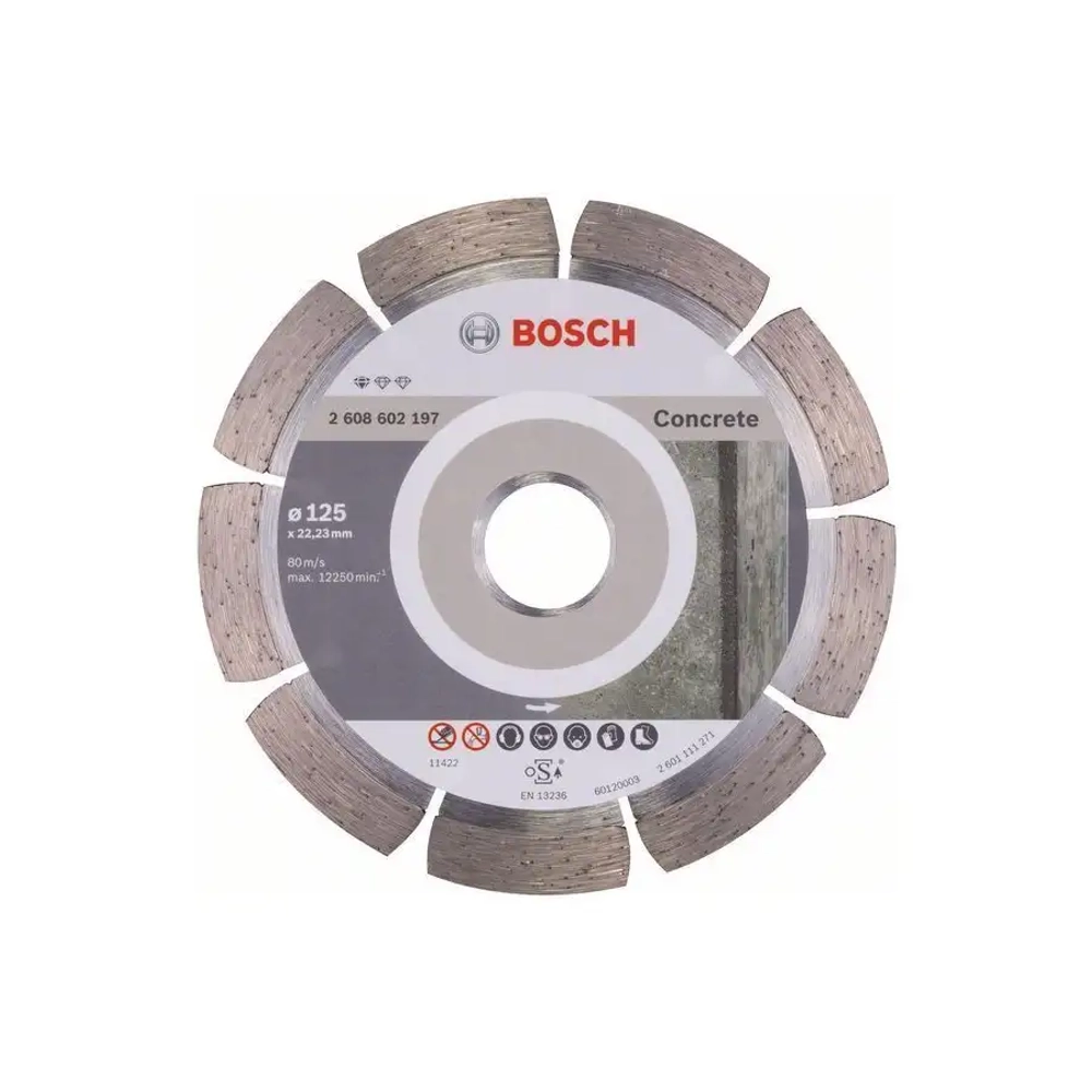 Алмазный отрезной круг по бетону Standard for Concrete 180x22.23x2x10 мм BOSCH 2608602199
