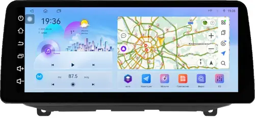 Магнитола для Hyundai Santa Fe 4 2018-2020 (рамка LUX) - FarCar S500-TS18 монитор 12.3" 2K QLED на Android 14, Быстрая, CarPlay, 4G SIM-слот
