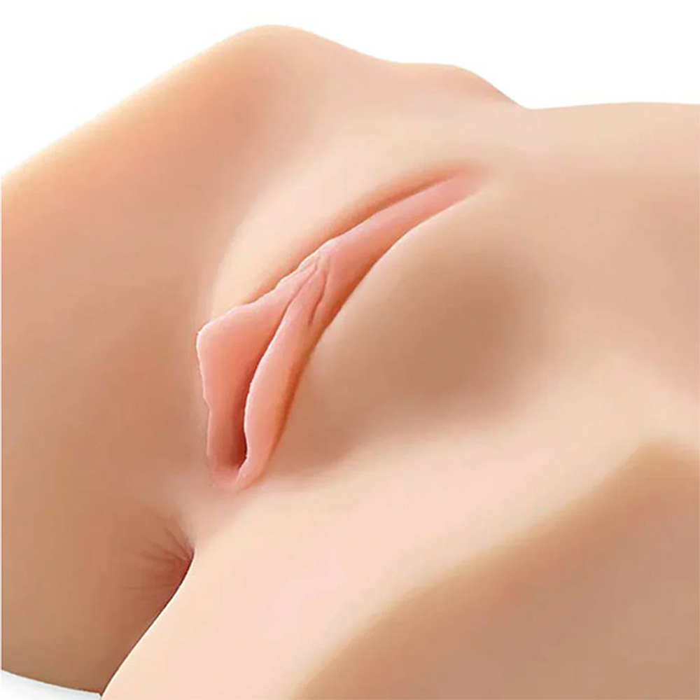 Телесный мастурбатор-торс 31,2х17,8см вагина и анус PipeDream PDX Plus Perfect DD's Masturbator RD61221