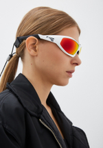 Спортивные очки LiP Surge / Gloss White - Black / PCPL Levanté Series ML Red Smoke Lens