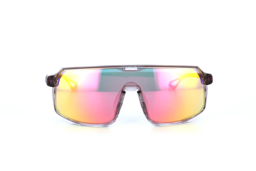 Спортивные очки HILX Inferno Shiny Crystal Light Grey / Pink Lens