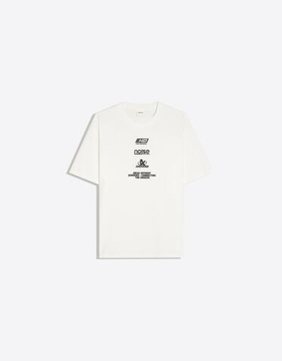 Мужская футболка relaxed fit с принтом, арт. 2583/538 - BERSHKA