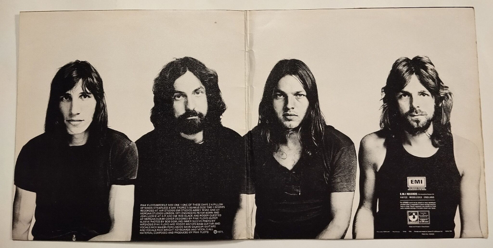 Винтажная виниловая пластинка LP Pink Floyd Meddle (UK 1974)