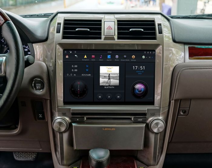 Магнитола для Lexus GX460 2009-2019 (поддержка Mark Levinson и 360) - Kuberg ZF-6018-DSP монитор 11" на Android 9