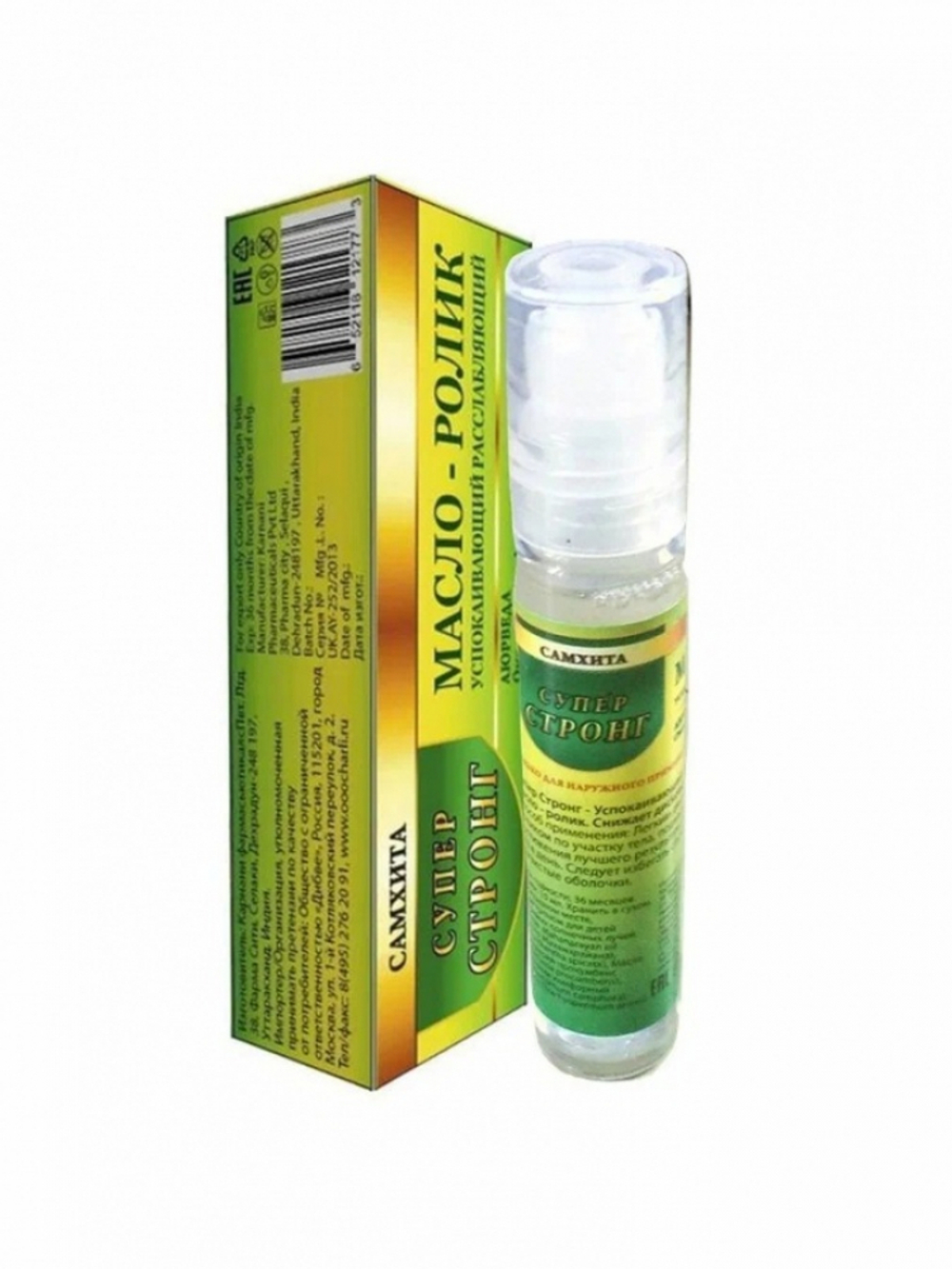 Масло-ролик расслабляющий Стронг Самхита | Samhita strong oil rollon 10ml