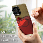 Дизайнерский чехол для IPHONE 14 PRO MAX с камерой-подставкой и MagSafe