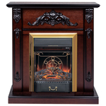 Каминокомплект Real Flame Anita AO с очагом Majestic Lux Brass