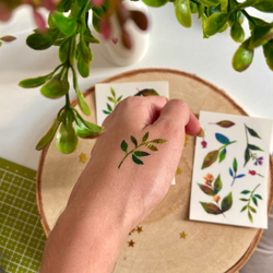 переводные тату «веточки» 🌿