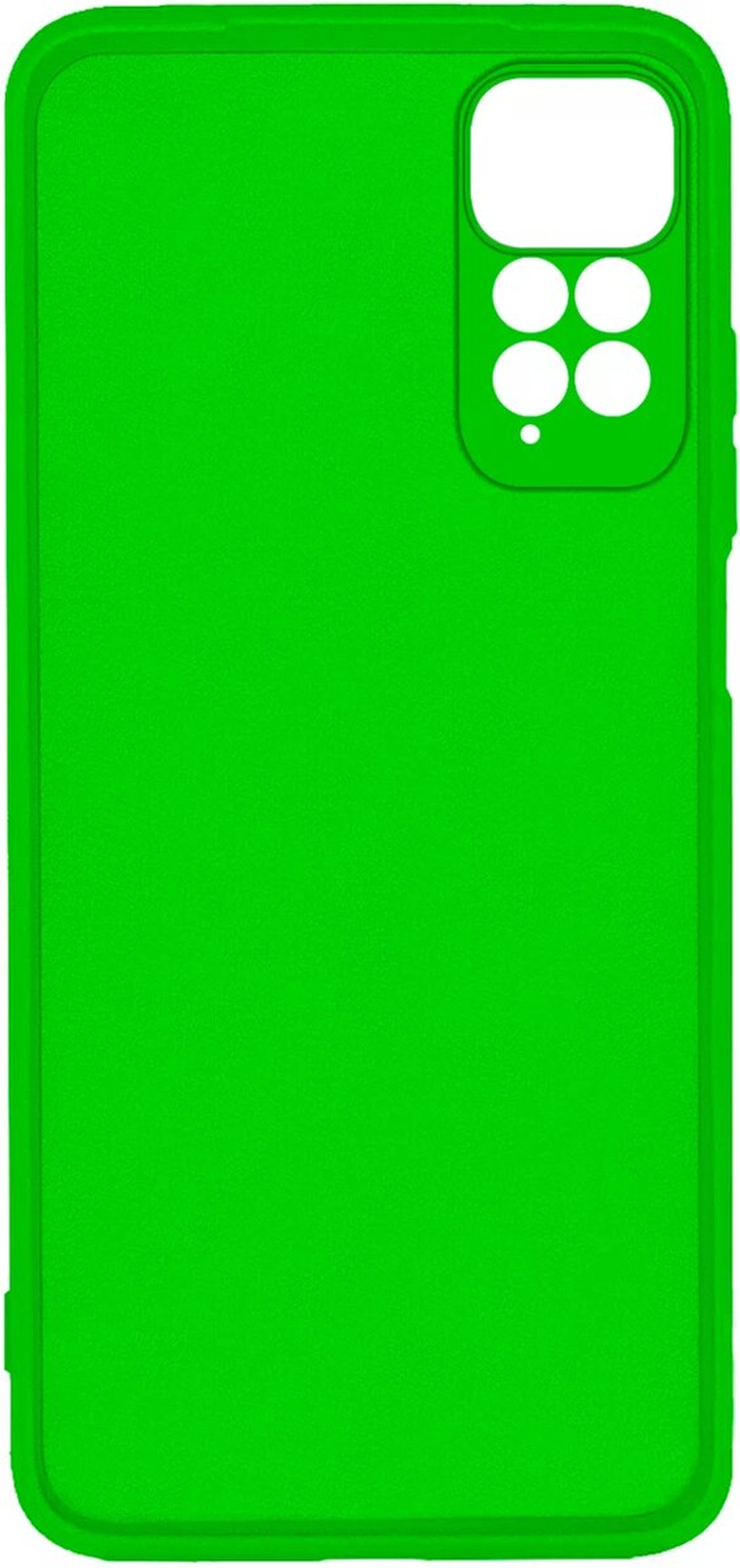 Мягкий Soft Touch чехол из силикона для XIAOMI REDMI NOTE 11 / 11S с бархатной подкладкой