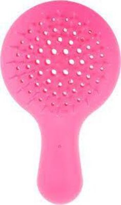 Расческа для волос JANEKE SuperBrush The Original Small мини  Розовый кислотный