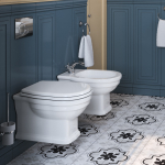 Унитаз подвесной безободковый с сиденьем BelBagno BOHEME BB115CH/BB115SC